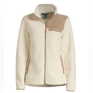 Woods Women’s Erris Sherpa Jacket - XS Soft Fleece Zip Up Sweater
